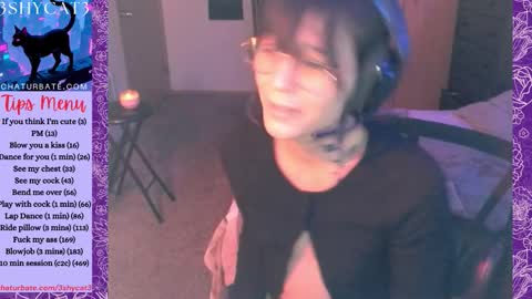 Snapshot of 3shycat3 chatting on 14, 11, 2025 3ShyCat3 online show from 14, 11, 2025