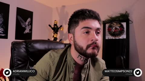 Snapshot of adrianwilliams_ chatting on 3, 1, 2025 Adrian Williams online show from 3, 1, 2025