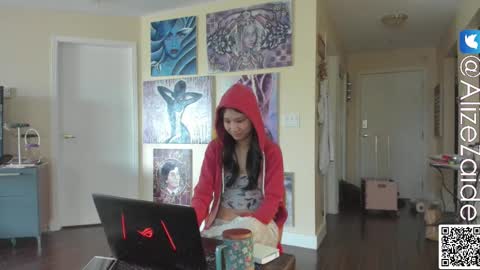 Alize Zaide online show from 28, 2, 2025