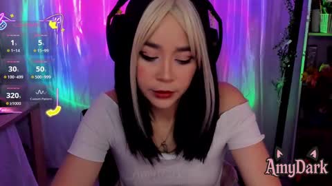 Snapshot of amydark chatting on 5, 10, 2025 Amy online show from 5, 10, 2025