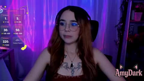 Snapshot of amydark chatting on 9, 10, 2025 Amy online show from 9, 10, 2025