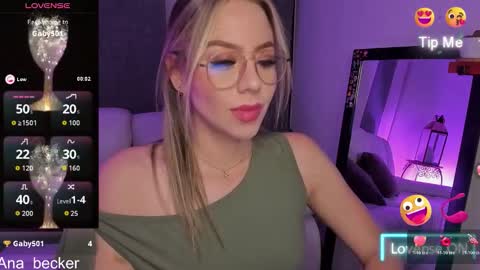 Snapshot of ana_becker1 chatting on 16, 3, 2026 Ana online show from 16, 3, 2026