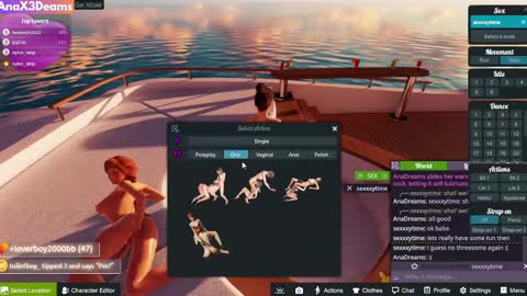 Snapshot of anax3dreams chatting on 18, 2, 2025 AnaX3Dreams online show from 18, 2, 2025