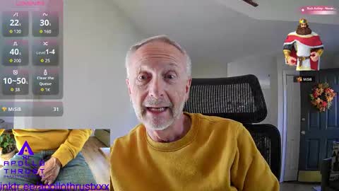 Snapshot of apollothrustxxx chatting on 3, 12, 2025 Apollo Thrust online show from 3, 12, 2025