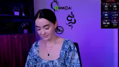 Snapshot of aria_glow chatting on 25, 7, 2026 Aria online show from 25, 7, 2026