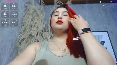 Snapshot of aria_li chatting on 8, 10, 2025 aria online show from 8, 10, 2025