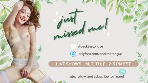 Beck the tongue online show from 27, 10, 2025