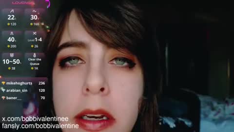 Snapshot of bobbivalentine chatting on 2, 12, 2025 Bobbi Valentine online show from 2, 12, 2025