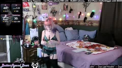 Snapshot of butterflyandbear chatting on 12, 1, 2025 Butterfly and Bear online show from 12, 1, 2025