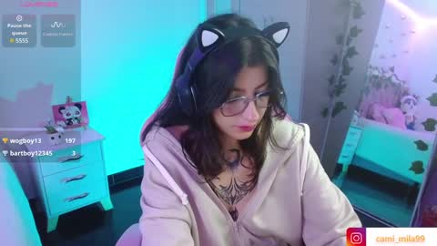Snapshot of cami_mila99 chatting on 8, 1, 2025 CAMI online show from 8, 1, 2025