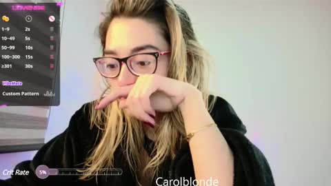 Snapshot of carolblonde chatting on 3, 3, 2025 Char online show from 3, 3, 2025