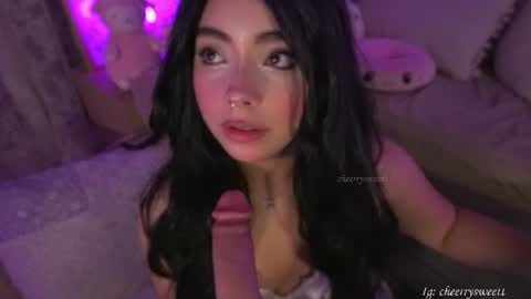 Snapshot of cheerrysweett chatting on 31, 7, 2026 Baby Cherry online show from 31, 7, 2026
