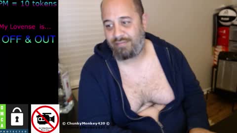 Snapshot of chunkymonkey420 chatting on 10, 2, 2025 Spencer Smokey Bear online show from 10, 2, 2025