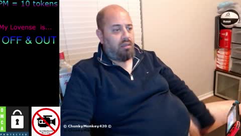 Snapshot of chunkymonkey420 chatting on 15, 2, 2025 Spencer Smokey Bear online show from 15, 2, 2025