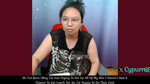 Snapshot of cypurr chatting on 12, 7, 2026 Adrian AdriNyaan online show from 12, 7, 2026