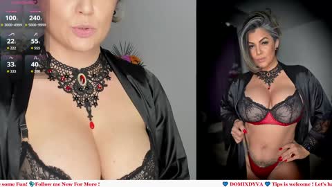 Snapshot of domixdyva chatting on 1, 10, 2025 Dyva online show from 1, 10, 2025