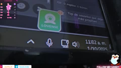 Snapshot of evelynhoward23 chatting on 1, 10, 2025 LAURA SOFIA INDEPENDENT MODEL FOLLOW ME NOW ALMOST 10000 FOLLOWERS online show from 1, 10, 2025