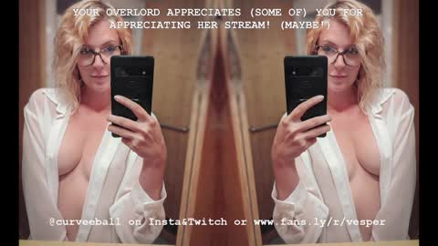 Snapshot of evilvillainess chatting on 1, 2, 2025 Vesper - online show from 1, 2, 2025