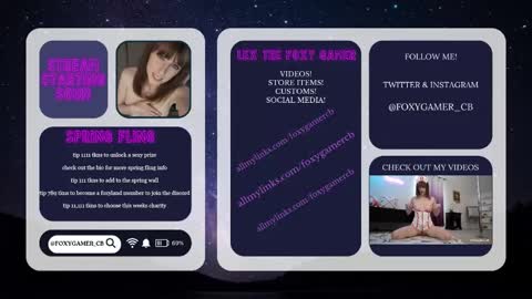 Lex Vive foxygamer cb online show from 23, 5, 2026