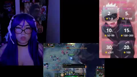 Snapshot of gloriette__ chatting on 30, 11, 2025 LALISA online show from 30, 11, 2025