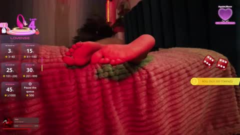 Goddess Caramel Toez online show from 13, 12, 2025