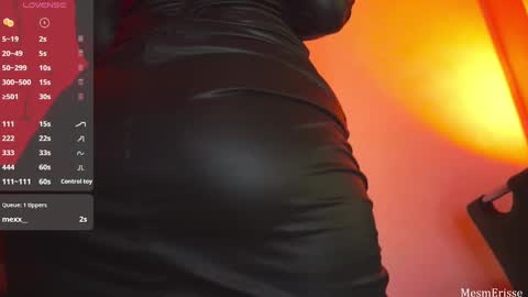 Snapshot of goddesseriss chatting on 11, 12, 2024 MesmErisse online show from 11, 12, 2024