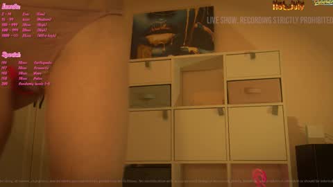 Snapshot of hot_july chatting on 23, 11, 2025 Julia online show from 23, 11, 2025