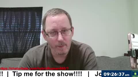 Snapshot of hybridhuman666 chatting on 9, 10, 2025 Bob Anderson online show from 9, 10, 2025
