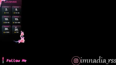 Snapshot of imnadiaroses chatting on 10, 11, 2025 Nadia online show from 10, 11, 2025