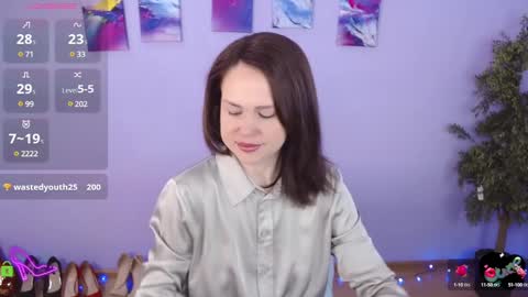 Snapshot of izzy_cam chatting on 13, 2, 2025 Queen of nylon Victoria online show from 13, 2, 2025