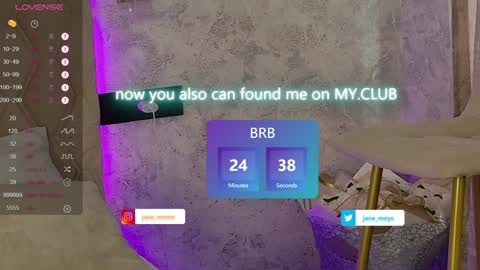 Snapshot of jane_meys chatting on 25, 1, 2025 your kitty JANE roawww online show from 25, 1, 2025