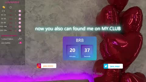 Snapshot of jane_meys chatting on 14, 2, 2025 your kitty JANE roawww online show from 14, 2, 2025