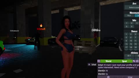 Snapshot of jstel chatting on 28, 2, 2025 EleniGr online show from 28, 2, 2025