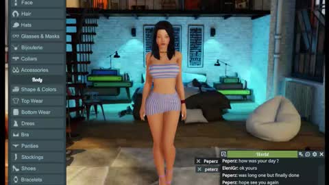 Snapshot of jstel chatting on 22, 10, 2025 EleniGr online show from 22, 10, 2025