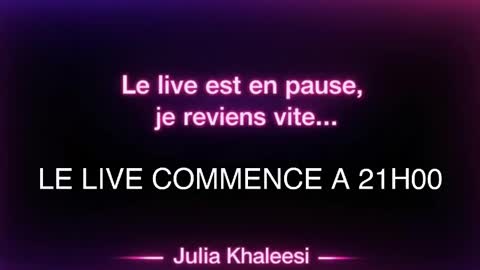 Julia Khaleesii online show from 28, 3, 2026