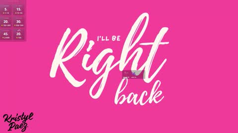 Cristina online show from 15, 12, 2025