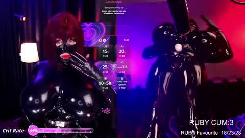 Snapshot of latexrubydoll chatting on 27, 3, 2026 Latex Ruby online show from 27, 3, 2026
