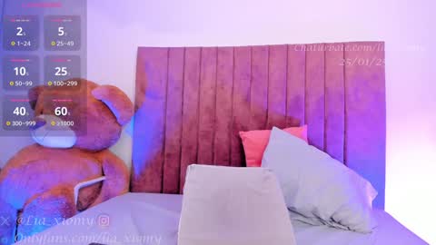 Snapshot of lia_xiomy_ chatting on 24, 1, 2025 Lia online show from 24, 1, 2025