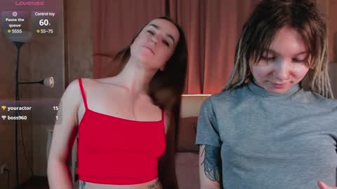 Hello our names are Kate and Alice this is our first day here. online show from 11, 1, 2025