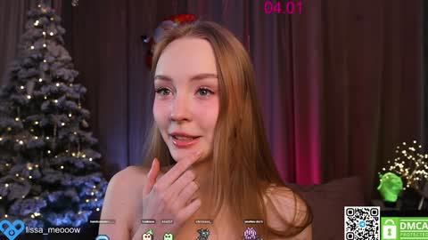 Snapshot of lissa_meooow chatting on 4, 1, 2025 your Liza again. Next stream Dec. 1 at 2 or 3 GMT online show from 4, 1, 2025