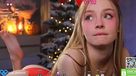 Snapshot of lissa_meooow chatting on 1, 2, 2025 your Liza again. Next stream Dec. 1 at 2 or 3 GMT online show from 1, 2, 2025