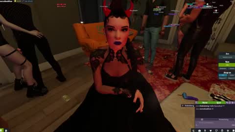 Snapshot of little_doll25 chatting on 10, 2, 2025 Succubus Blue online show from 10, 2, 2025