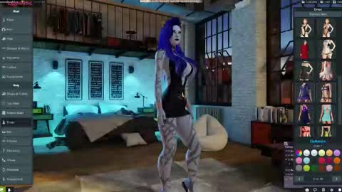 Snapshot of little_doll25 chatting on 15, 10, 2025 Succubus Blue online show from 15, 10, 2025