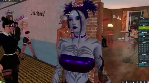 Snapshot of little_doll25 chatting on 22, 10, 2025 Succubus Blue online show from 22, 10, 2025
