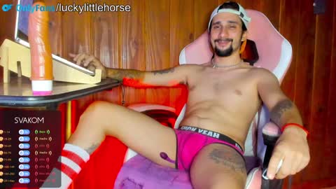 Snapshot of lucky_littlehorse77 chatting on 4, 1, 2025 Luca Lucky online show from 4, 1, 2025