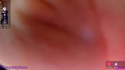 Snapshot of maddyfoox chatting on 8, 3, 2025 Maddy Foox online show from 8, 3, 2025