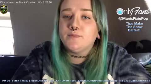 ManicPixiePop online show from 22, 2, 2026