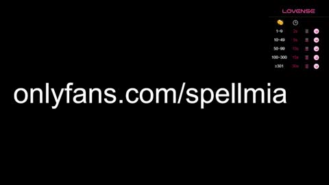 Snapshot of miaspell chatting on 20, 1, 2025 Mia instagram miasspell online show from 20, 1, 2025