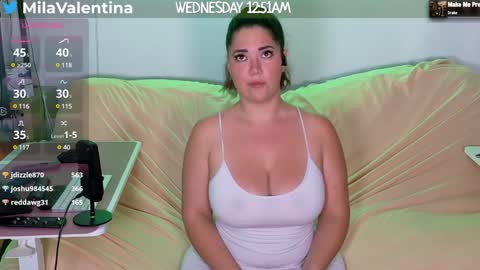 Mila Valentina online show from 12, 3, 2025