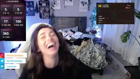 Snapshot of monstrumologist chatting on 19, 12, 2024 Lydia Mooney online show from 19, 12, 2024